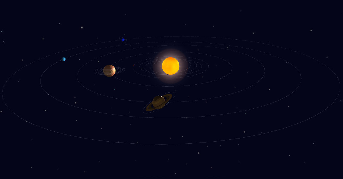 solar system simulator model