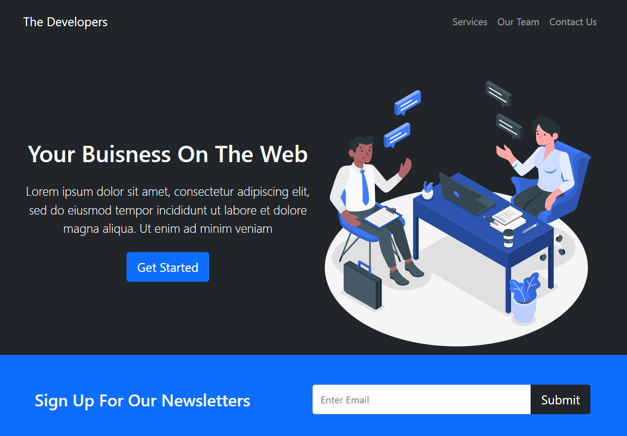 GitHub - DeePerry/TheDevelopers.github.io: Bootstrap - The developers