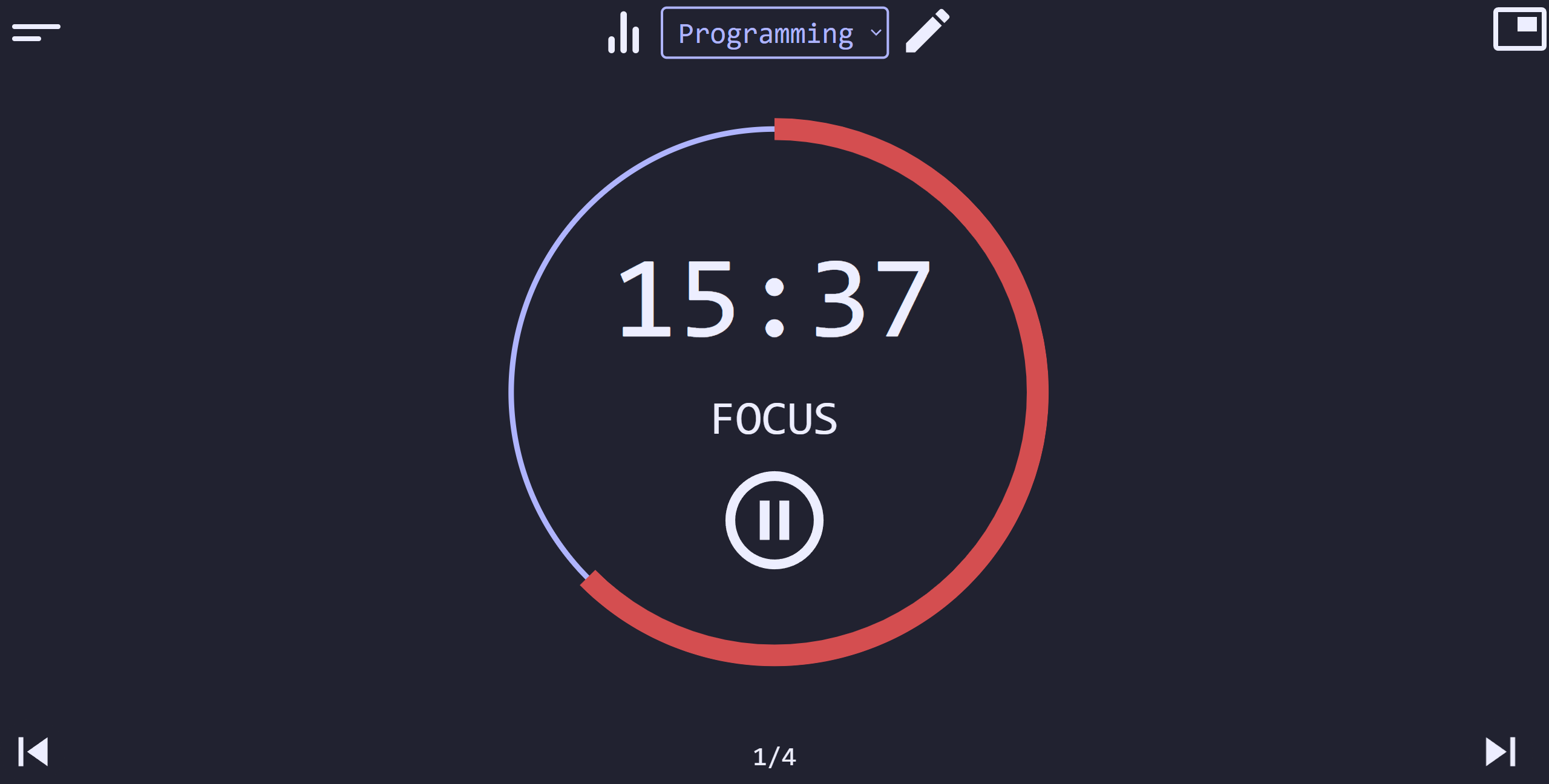 The Pomodoro timer right in your browser