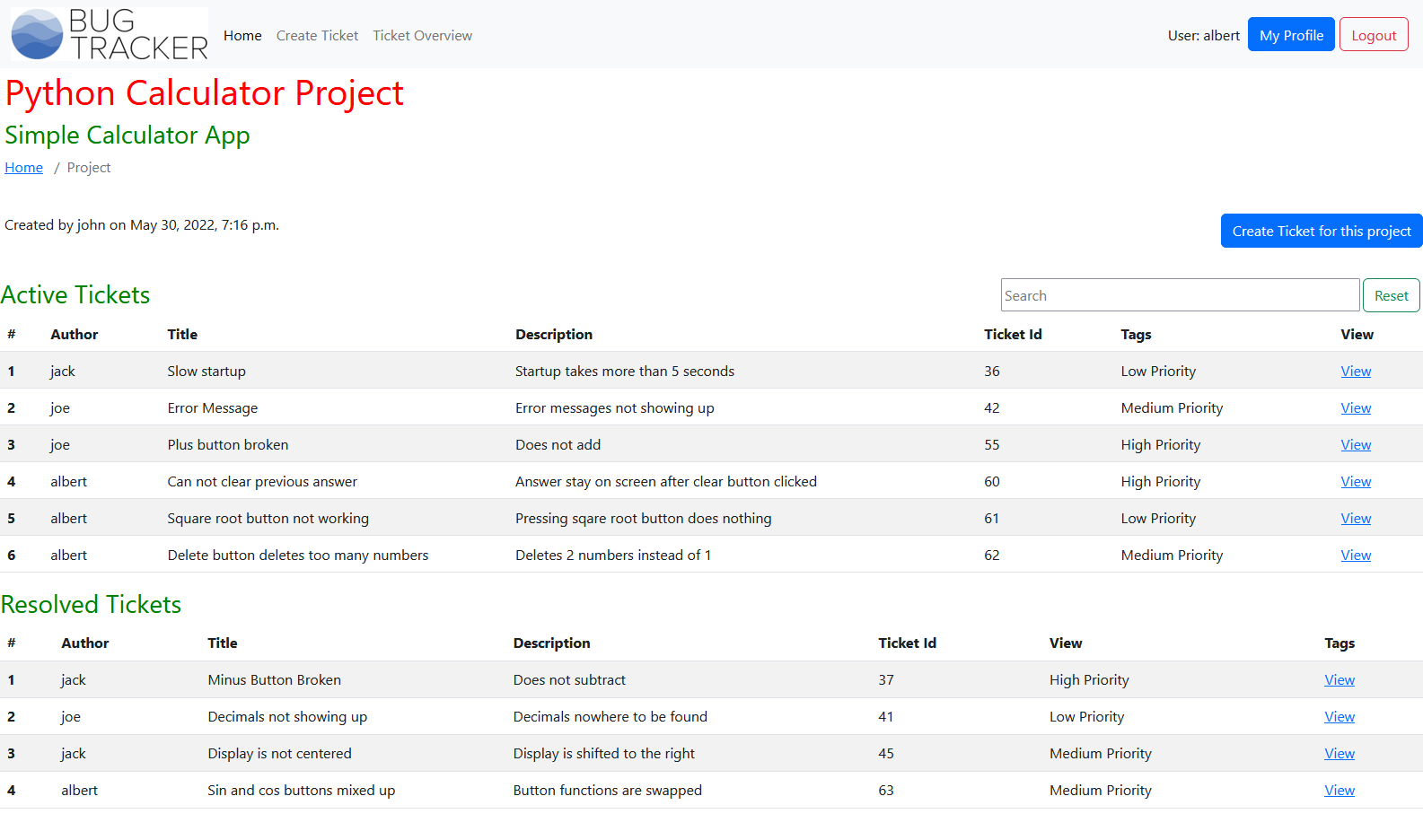 Django-Bug-Tracker