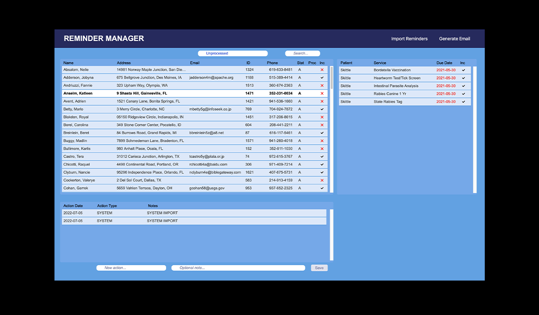 GitHub - bablecode/EmailReminders: Import/Manage Service Reminders