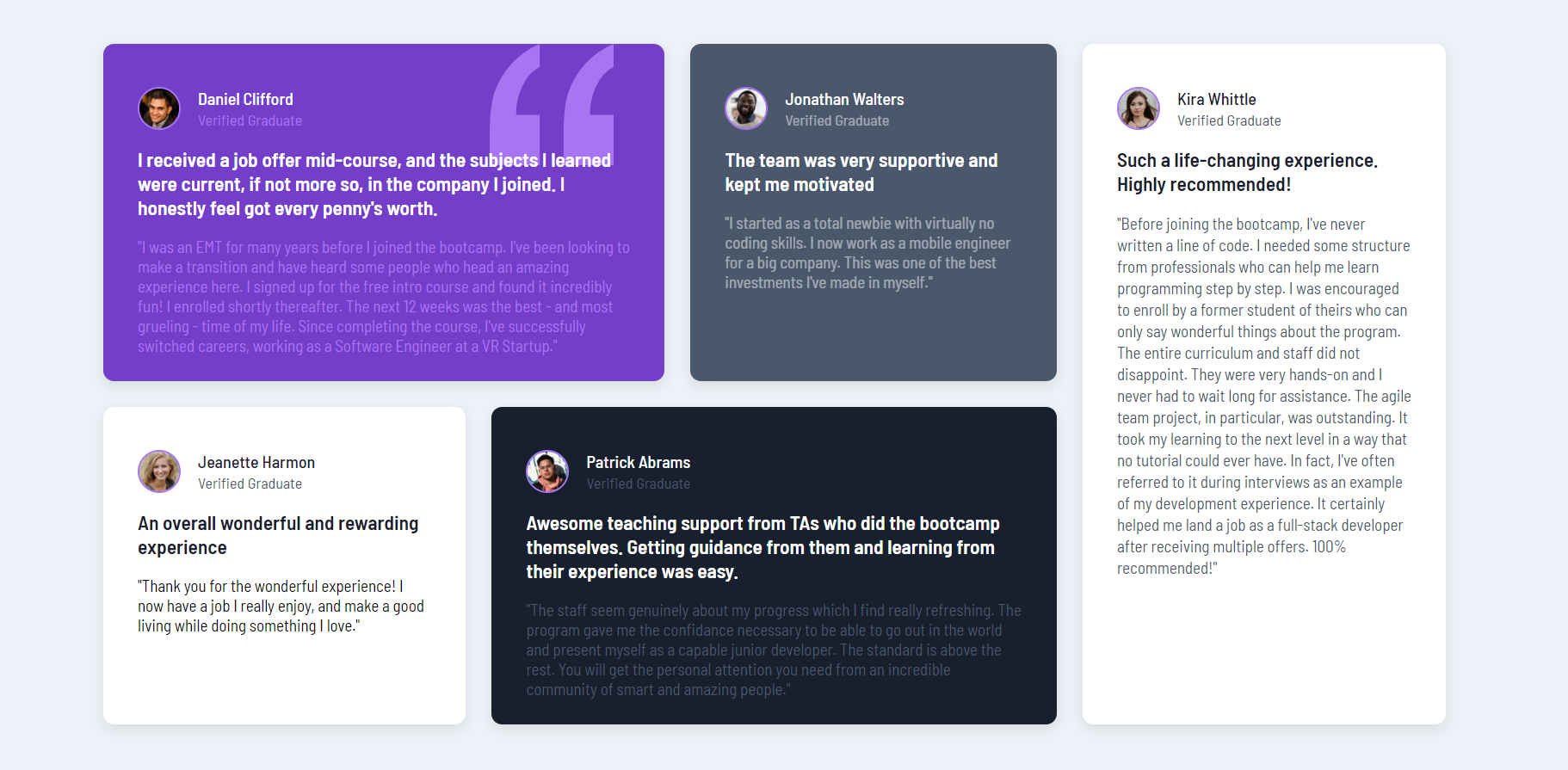 GitHub - Ashutosh-360/Testimonial-Section