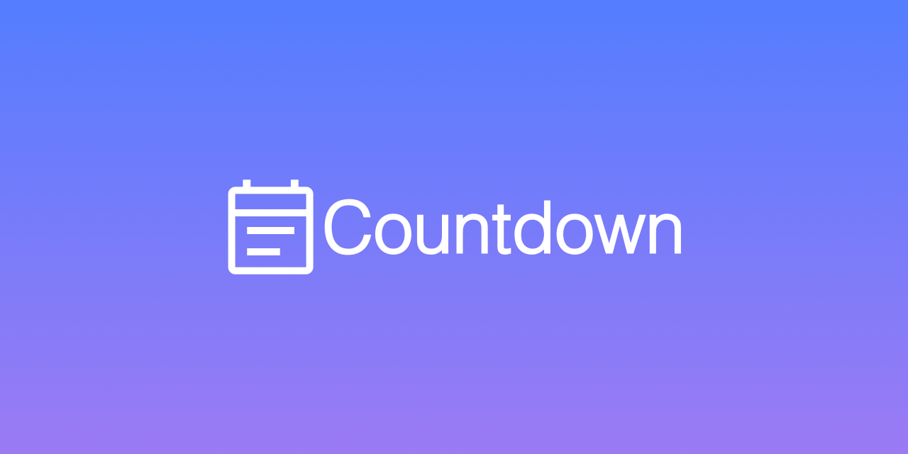 GitHub - EricHsia7/countdown: Countdown to dates, days, and dares.