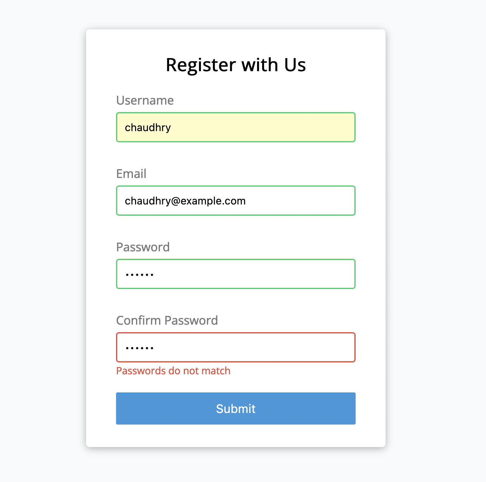 GitHub - chaudhryna/form-validator
