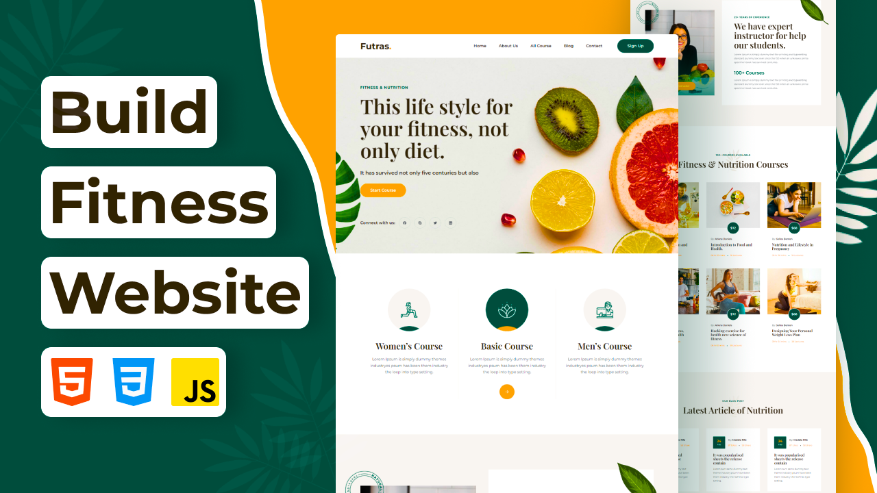 FitnessTrainer - Free Bootstrap 4 HTML5 Fitness Website Template