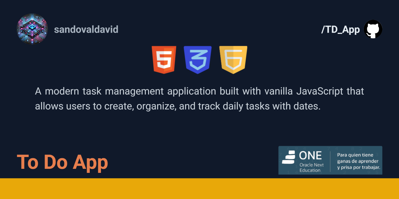 GitHub - dev-sandoval/TD_App