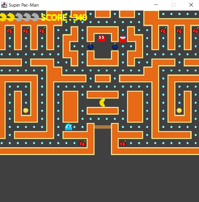 GitHub - julienpillis/SuperPacMan-Game-Java: Within the scope of the ...