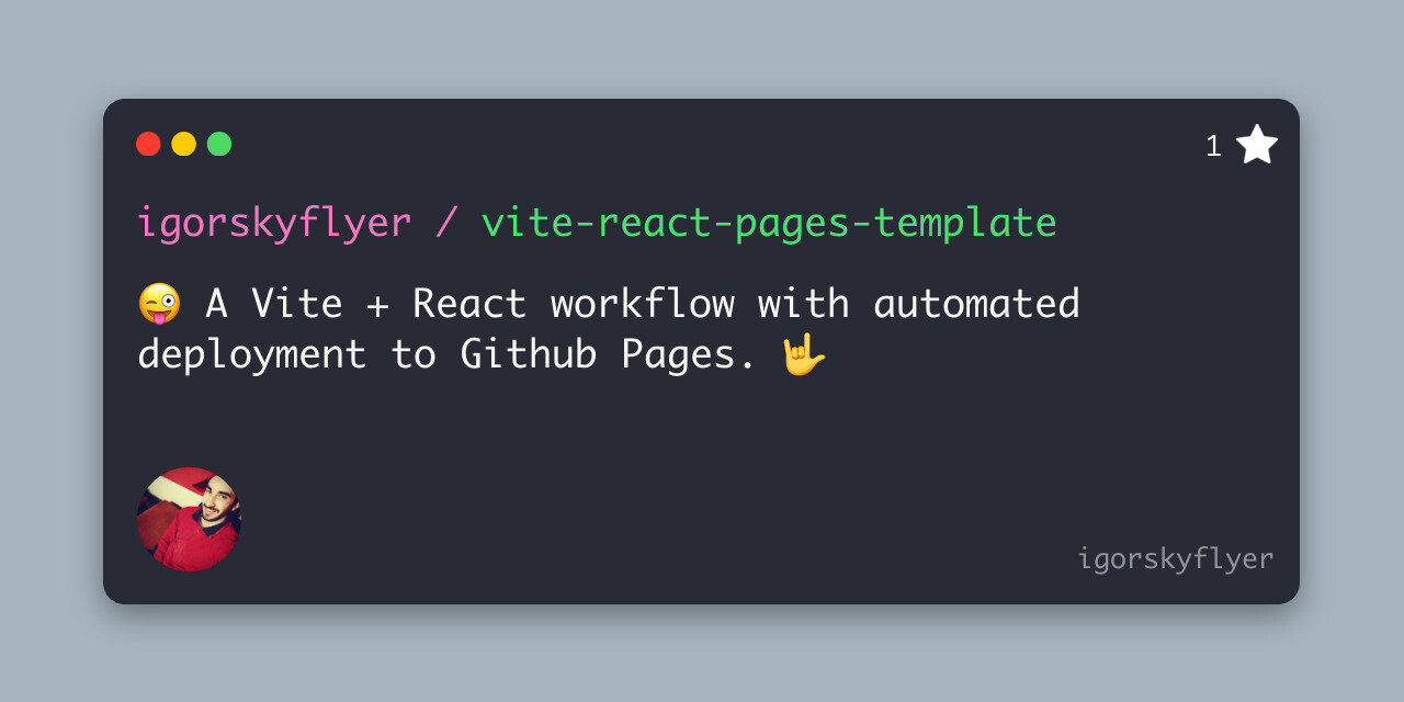 vite-react-pages-template