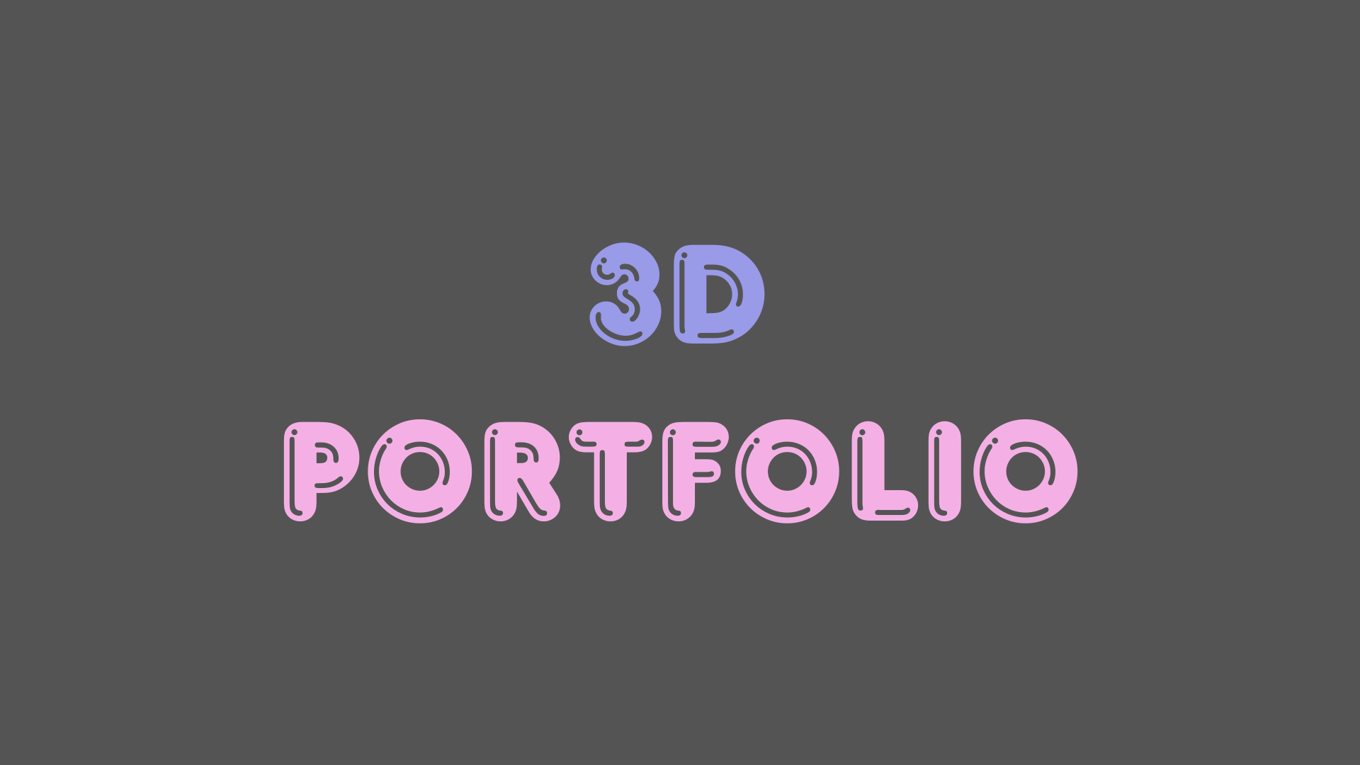 3D-Portfolio