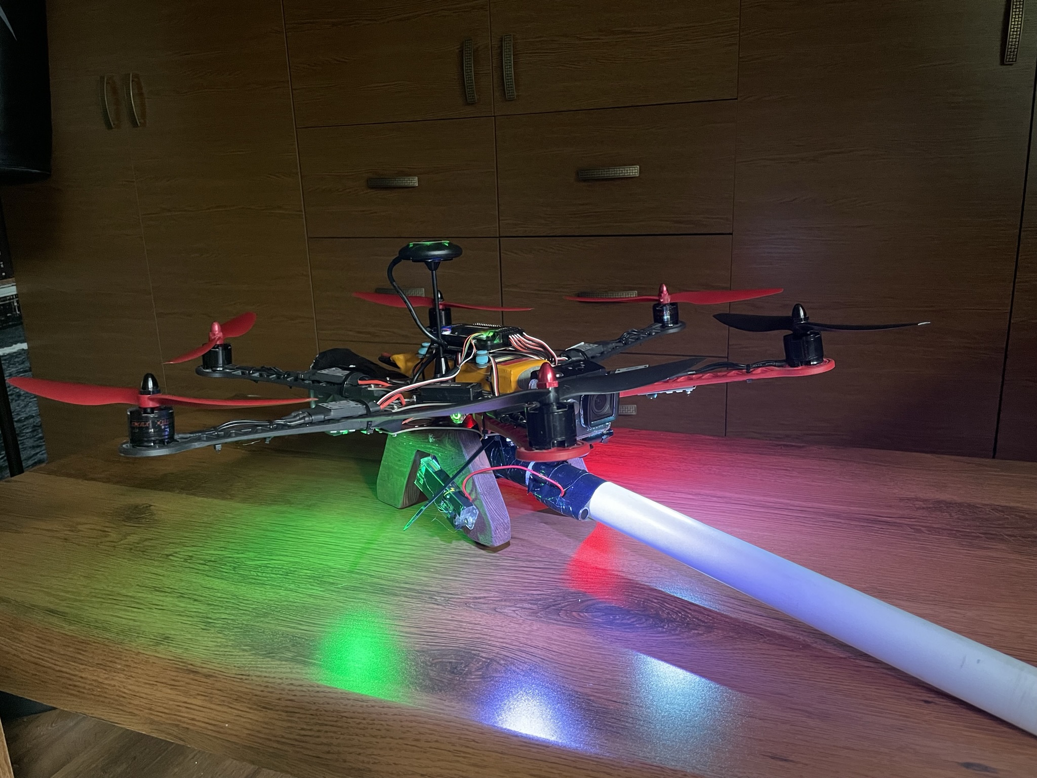 GitHub deska02/spudgundrone A potato gun mounted underneath a