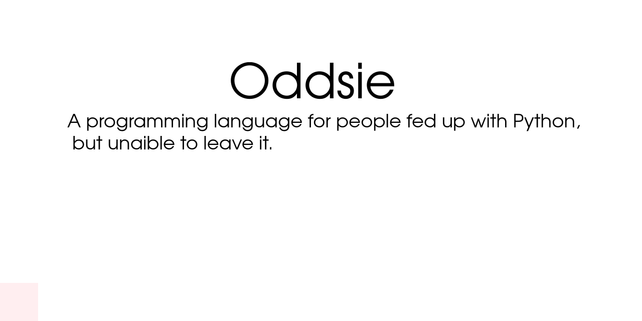 Oddsie