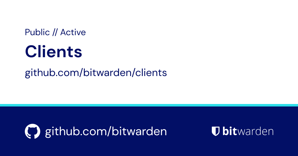 bitwarden/clients