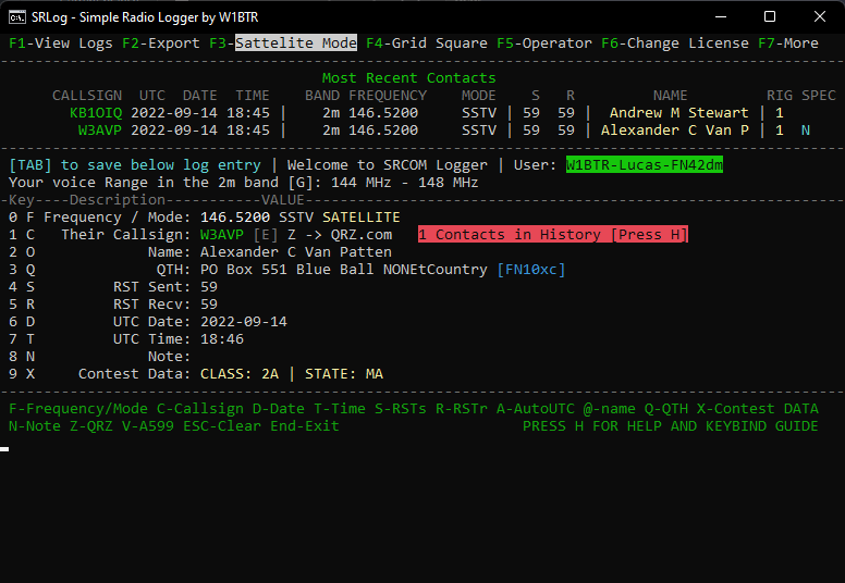 GitHub - ITCMD/SRLog: SRLog (Simple Radio Log) by W1BTR · GitHub