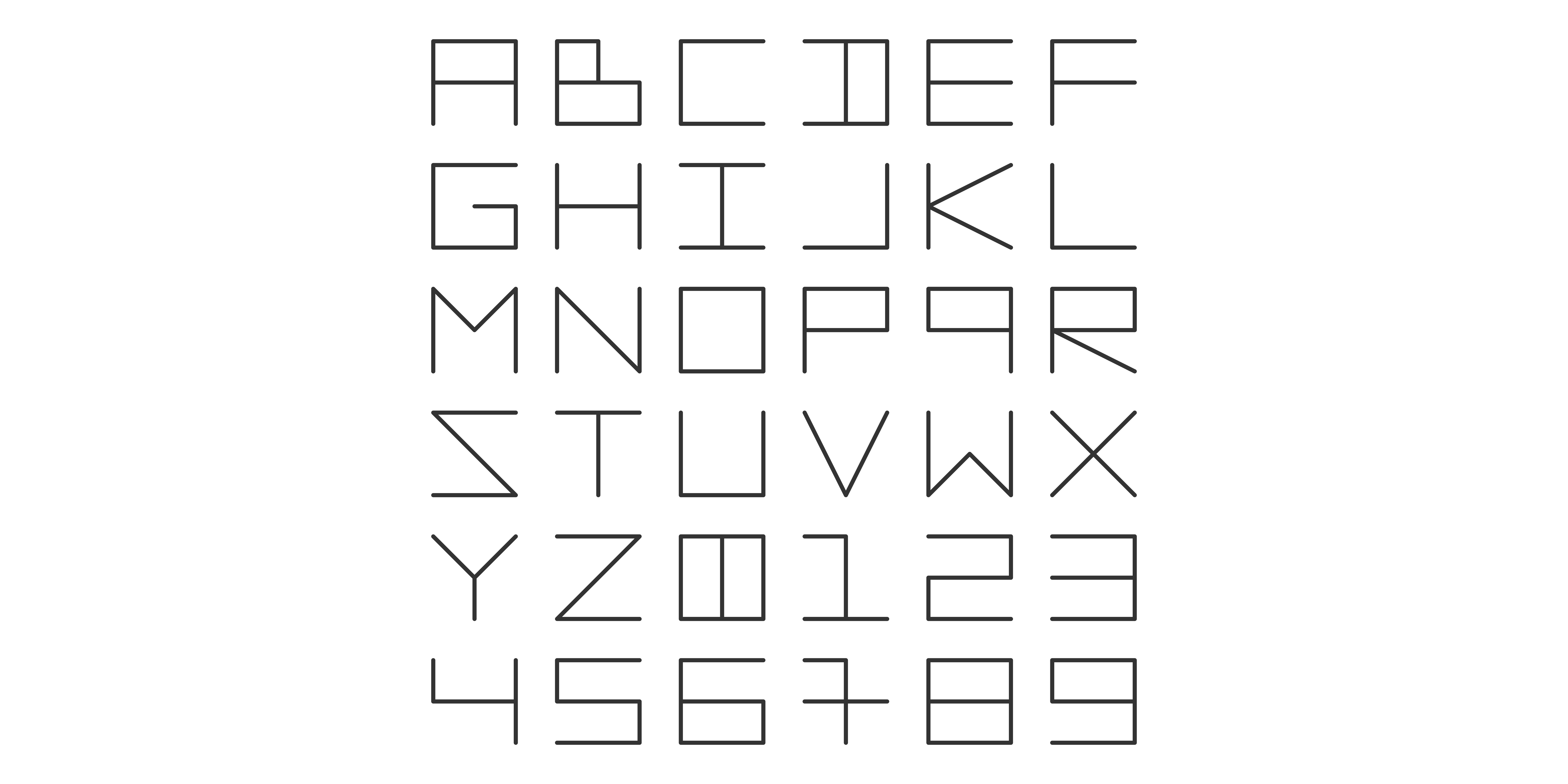 Github whyolet font let s try to make a simple font 