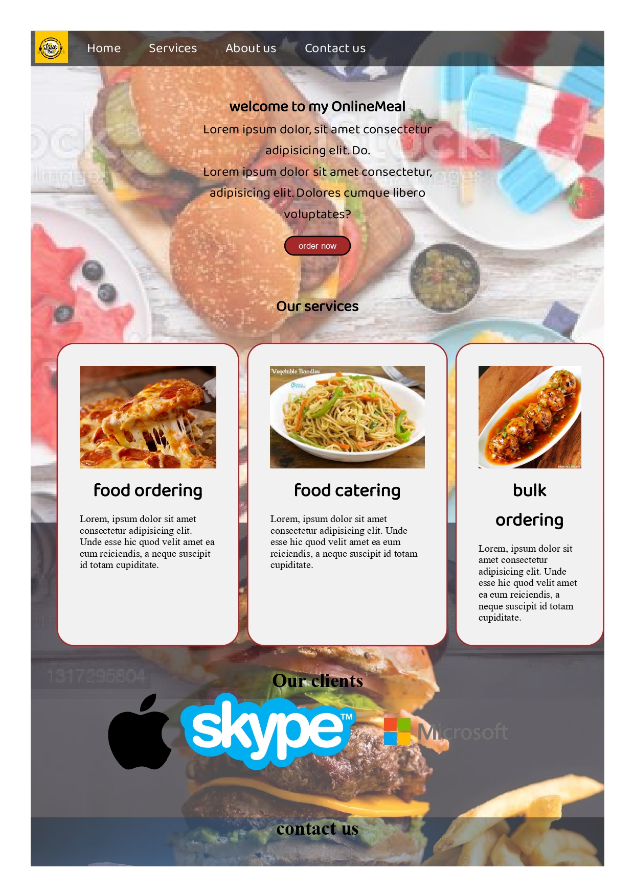 GitHub - SimranArora1203/food-website: this is food website based on ...
