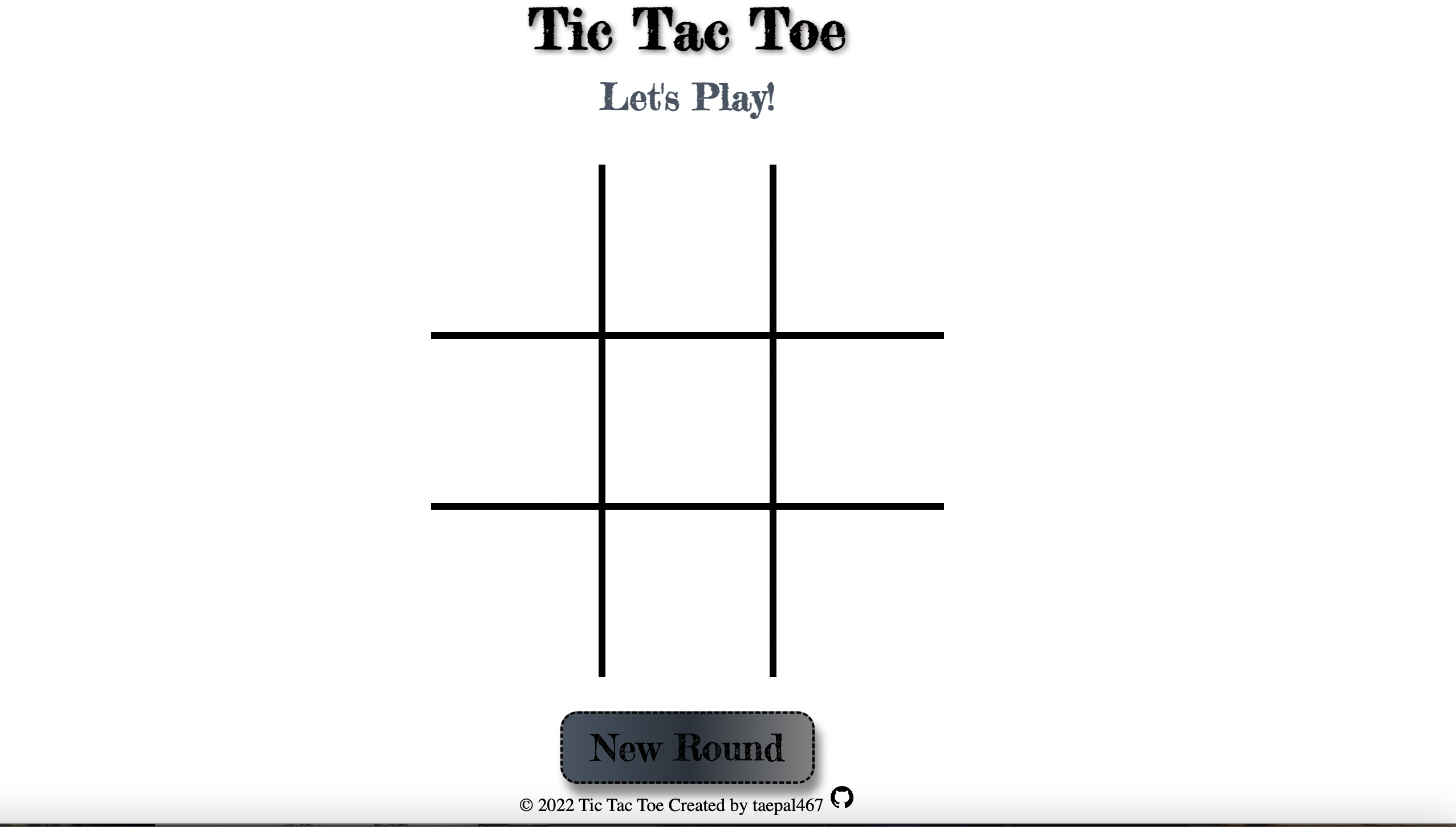 GitHub - taepal467/tic_tac_toe: The odin project: Tic Tac Toe