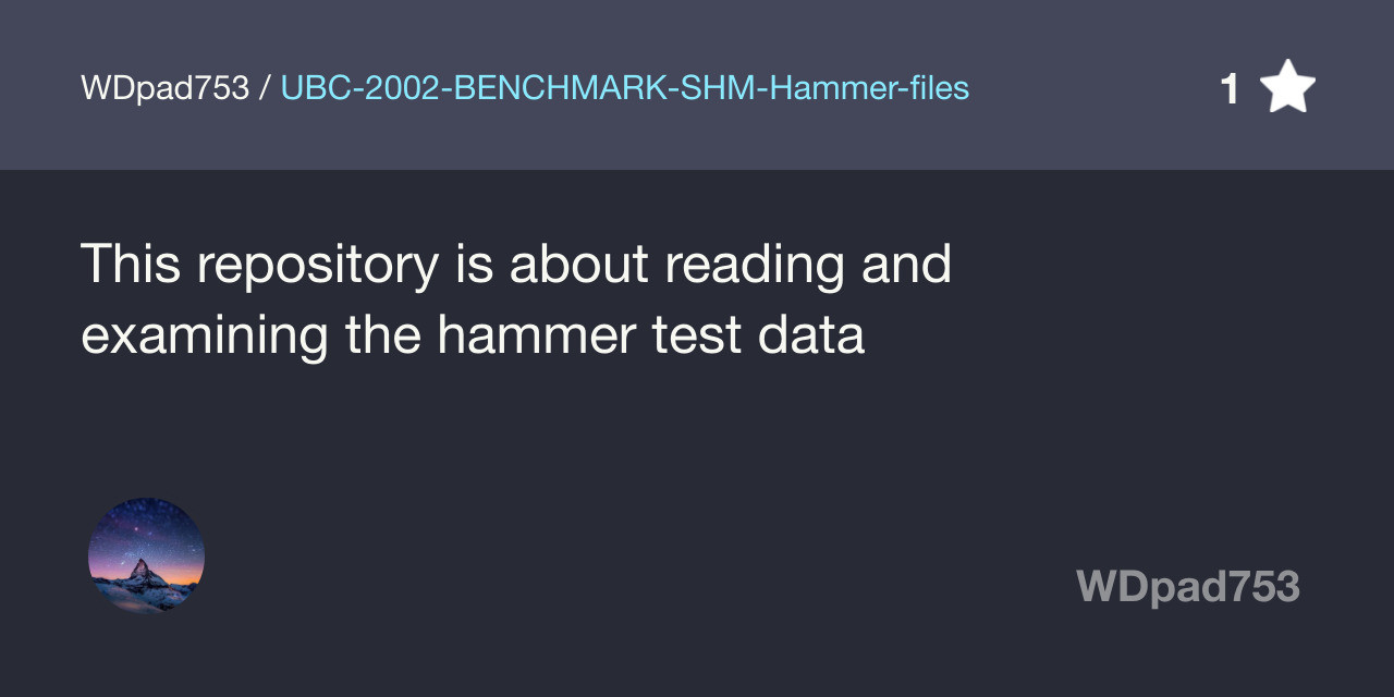 UBC-2002-BENCHMARK-SHM-Hammer-files