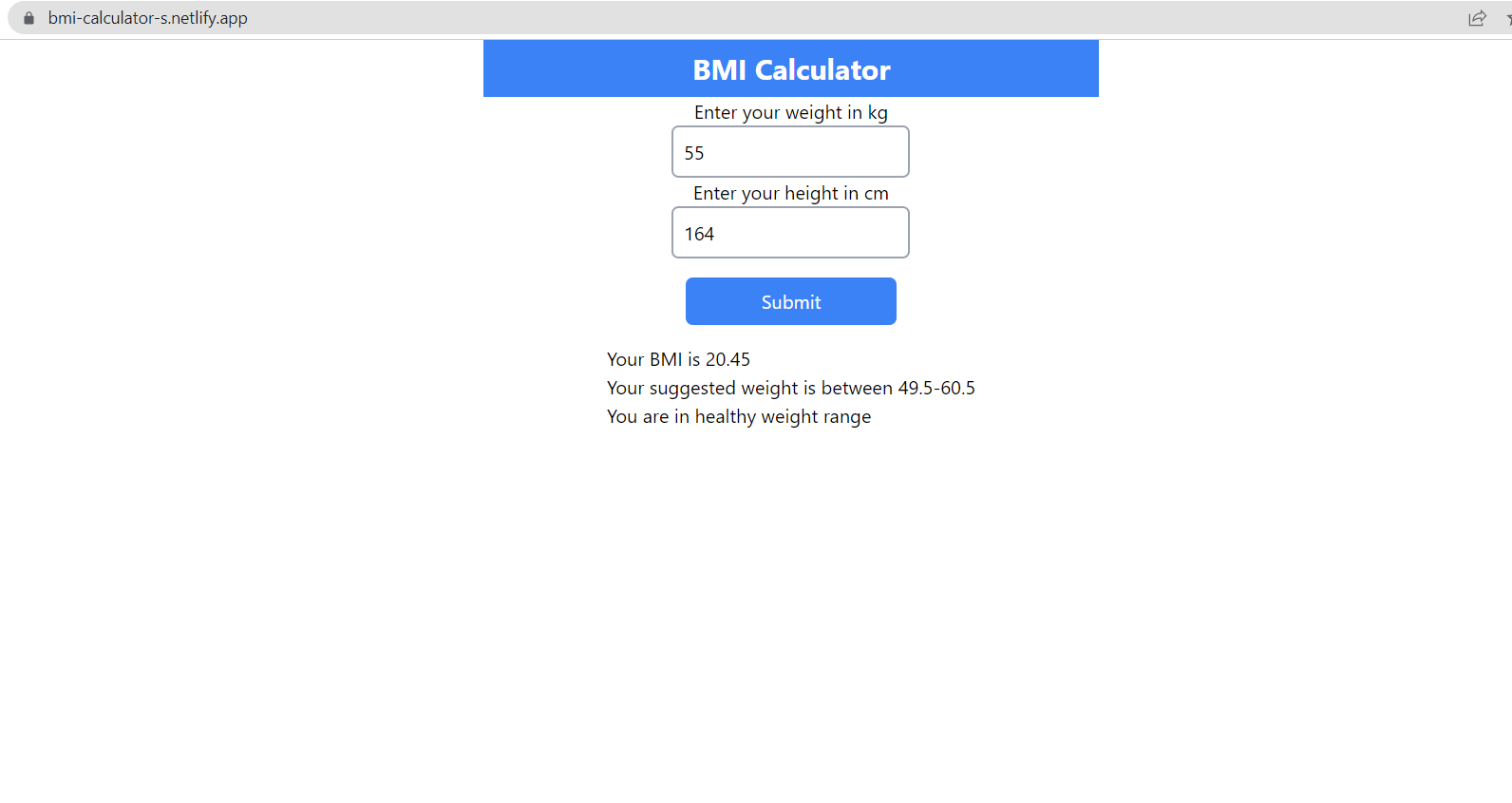 bmi-calculator