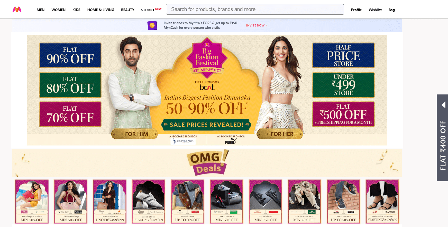 Mitra-A-Myntra-Website-Clone