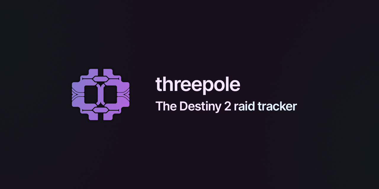 GitHub - dessh/threepole: A minimal timer / tracker for Destiny 2