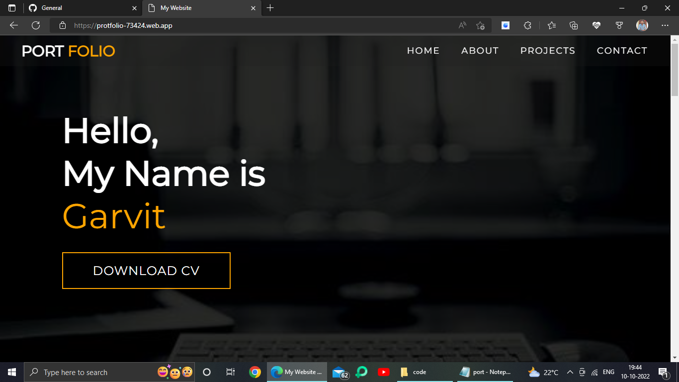 Github Garvitcode Portfolio