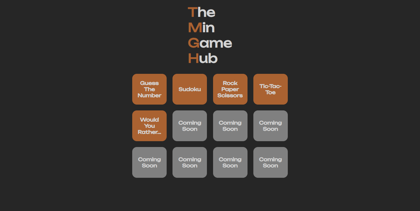 The-Min-Game-Hub