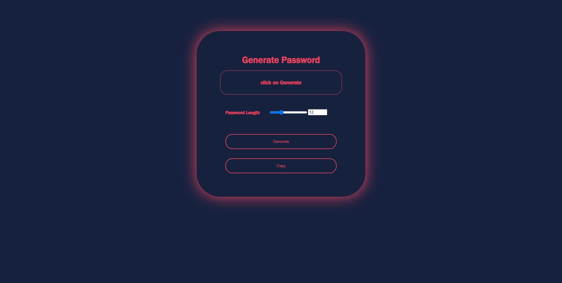 GitHub - alperhasturk/Password-Generator: JavaScript password generator