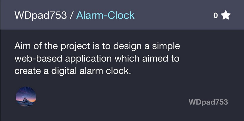 GitHub - WDpad753/Alarm-Clock: Aim of the project is to design a simple ...