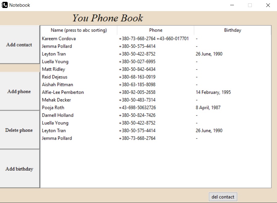 GitHub - ZatokaV/UI-phone-book-with-tkinter-interface: phone book with ...