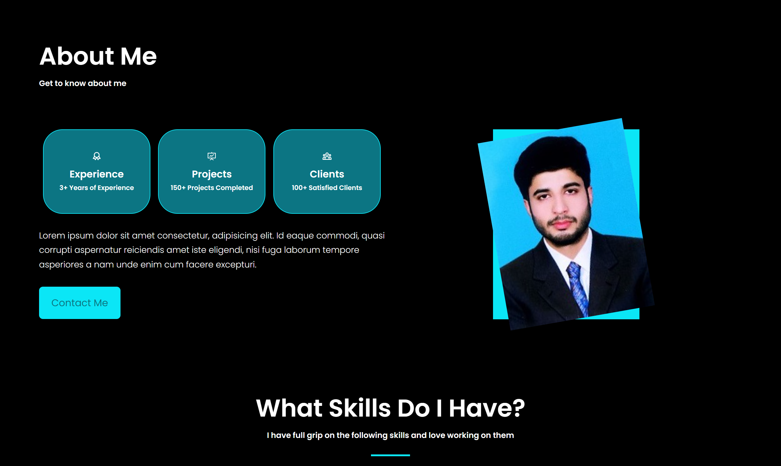 GitHub - aakashakbar/react-personal-website: A professional one page ...