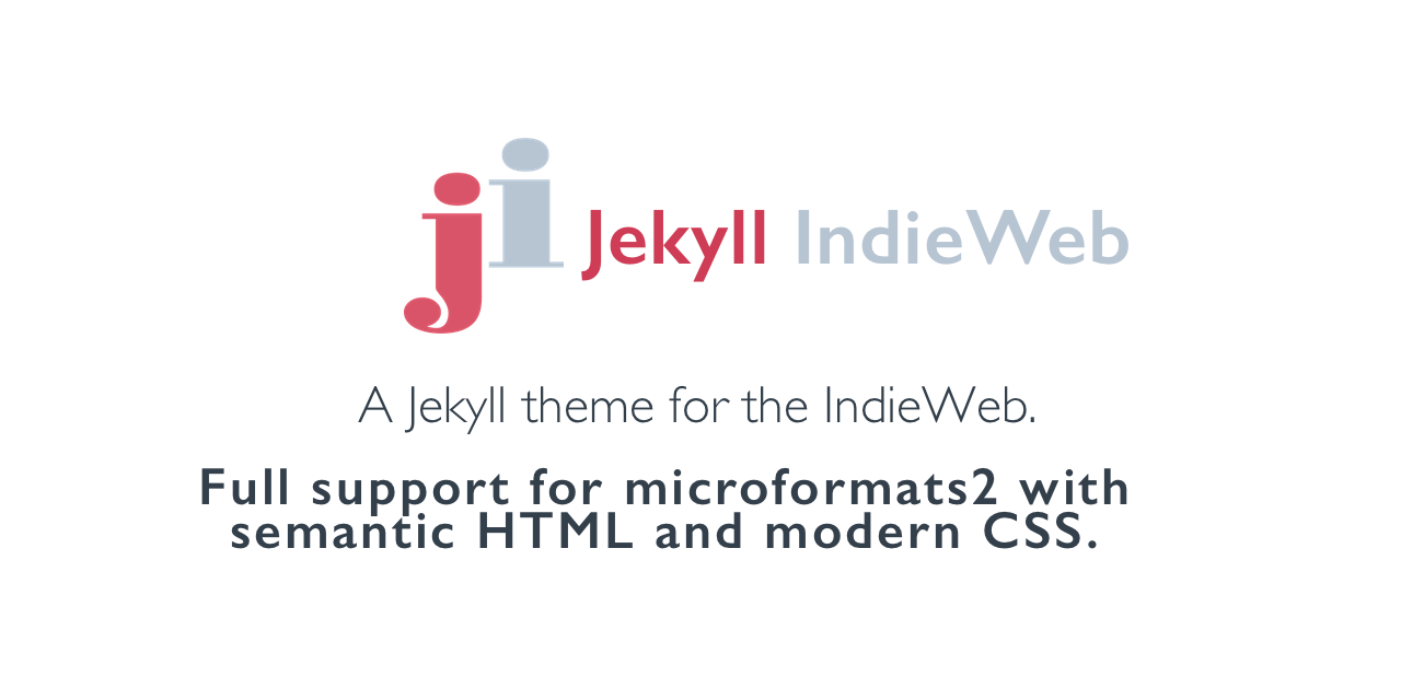 jekyll-indieweb Jekyll Themes