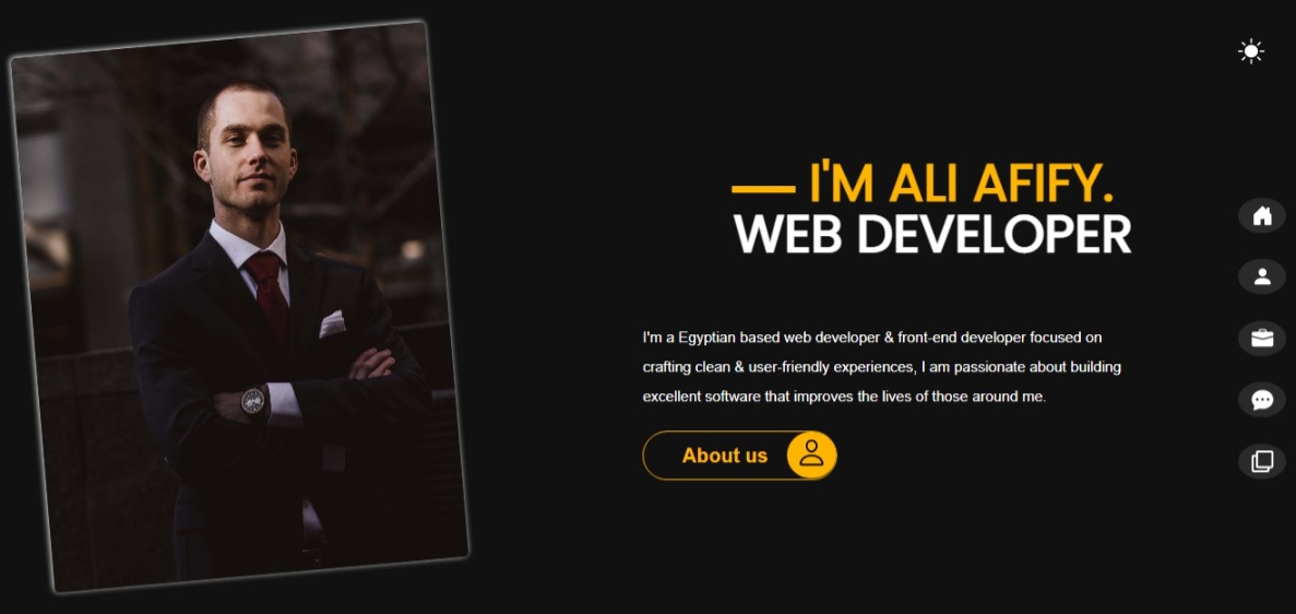 GitHub - Aliafify/Portfolio-with-server