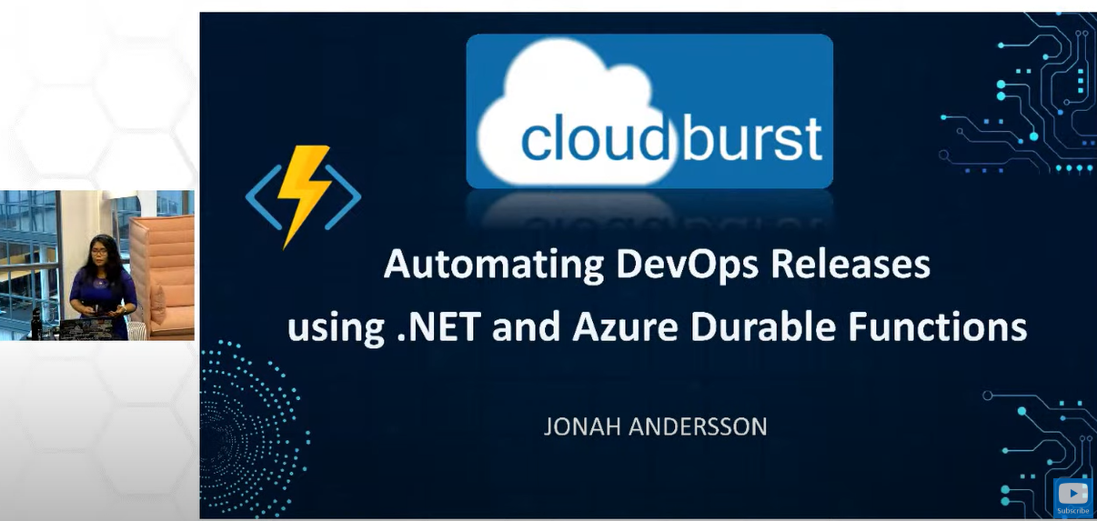 cloudburst-2022-automating-devopsreleases-using-dotnet-azuredurablefunctions