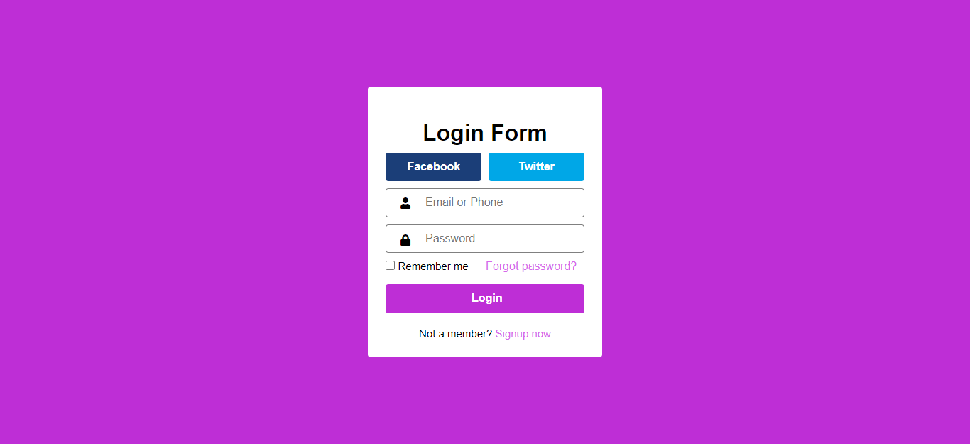 login-html-css