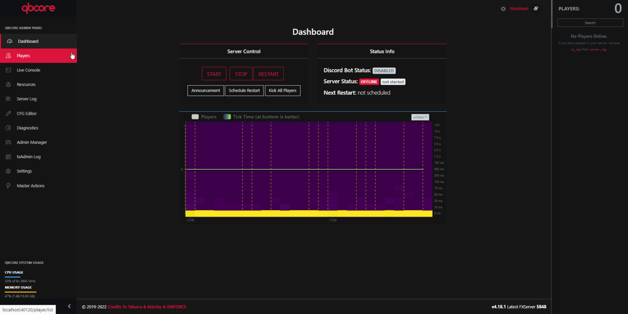 QBCORE-Monitor