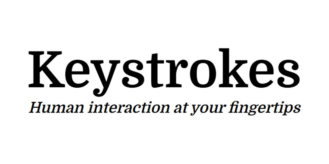 keystrokes