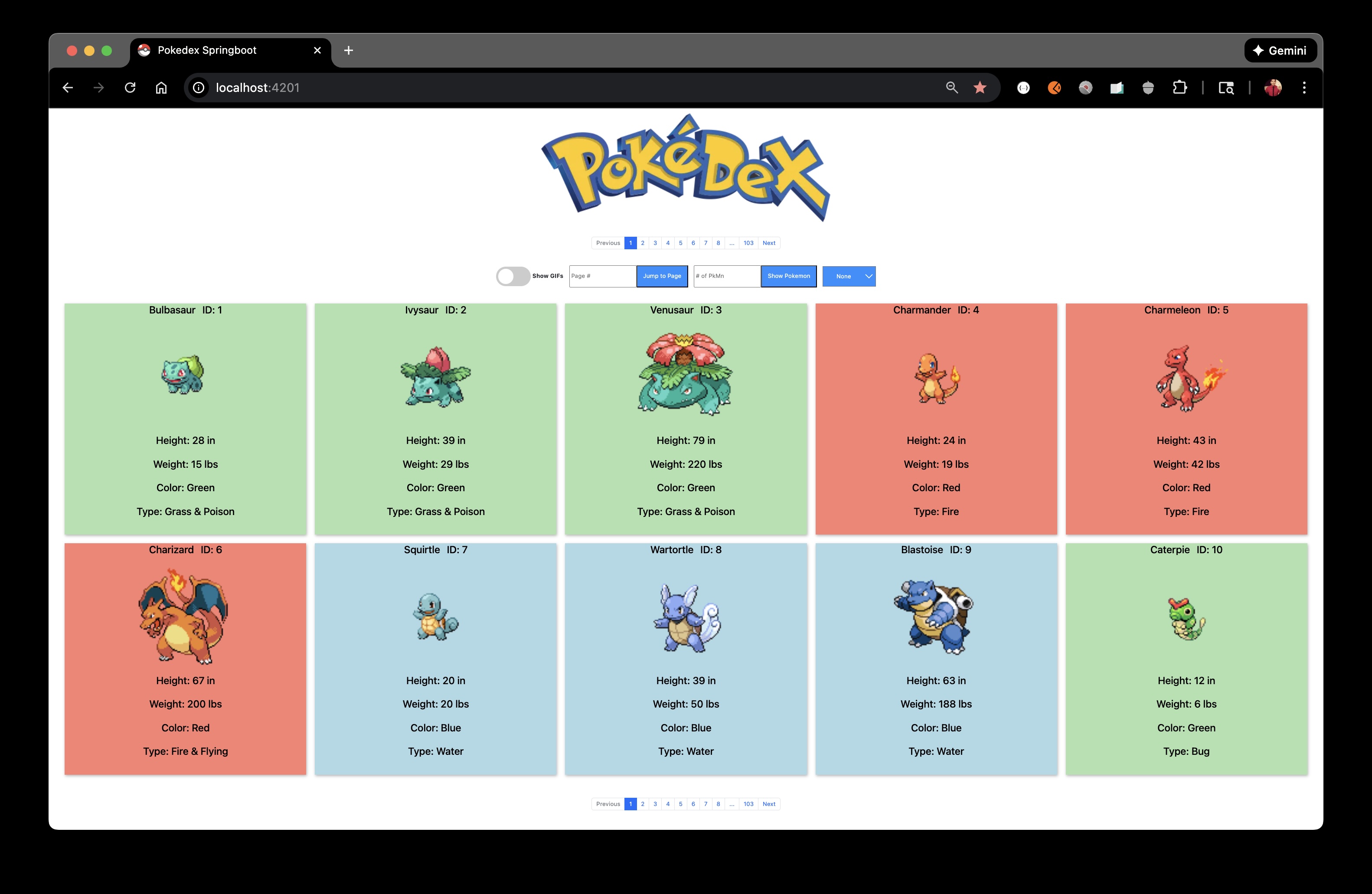 GitHub - aaronhunter1088/Pokedex: This is a simple Spring boot web app ...