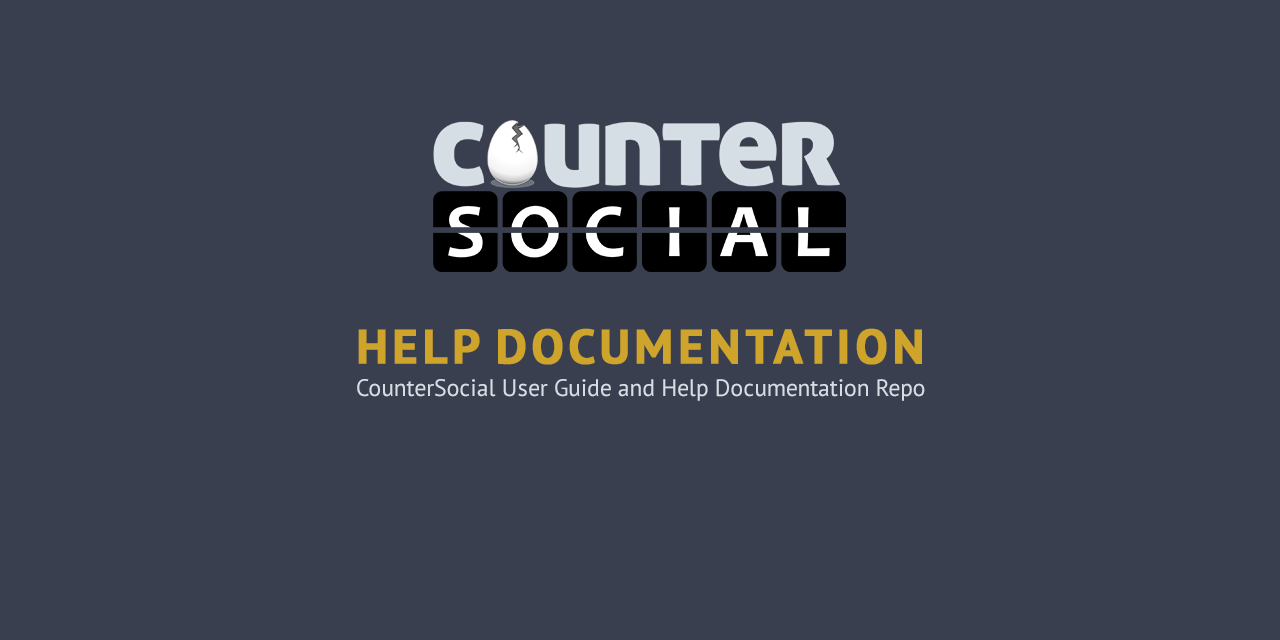 GitHub - CoSoDocs/Guide: CounterSocial User Guide & Help Documentation ...