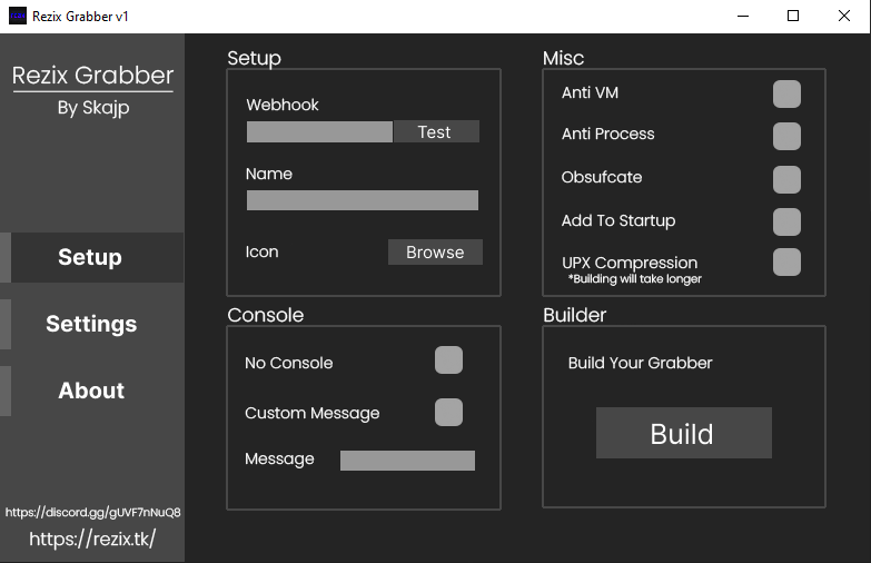 GitHub SkajpCZ/RezixGrabber Python Grabber for windows, grabs