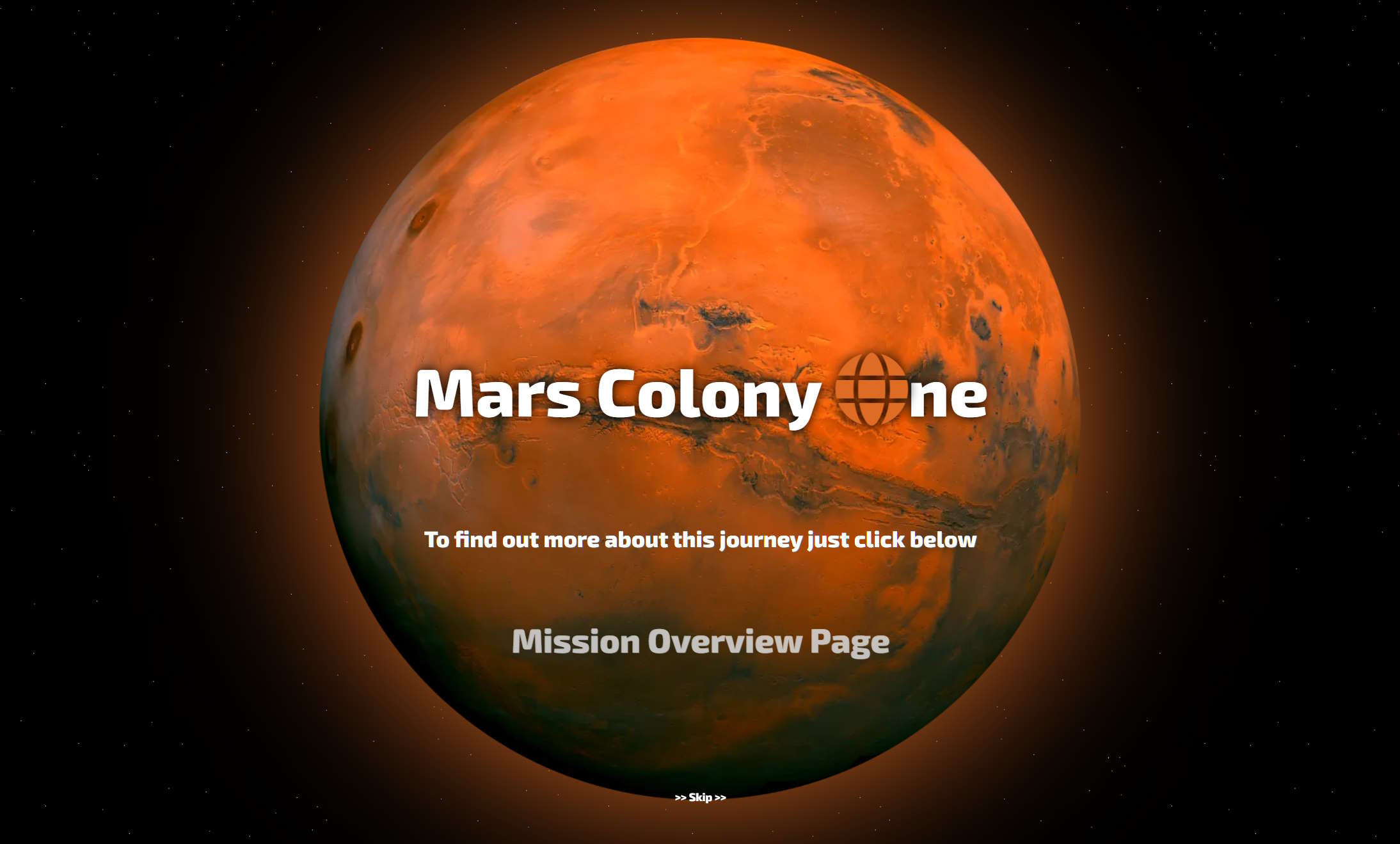 GitHub WillGriffithsIreland/MarsColonyOne site promoting mars
