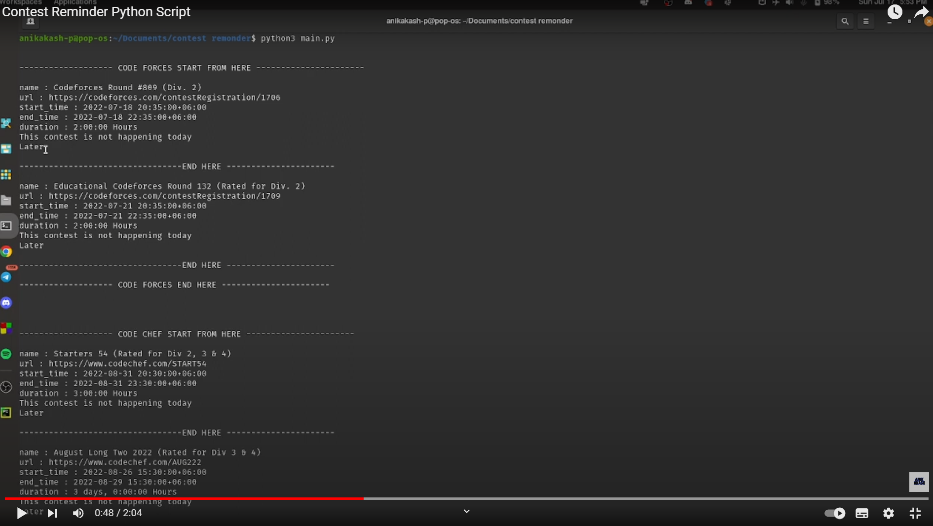 GitHub - anikakash/ContestScraper: Tools for competative programmers to ...