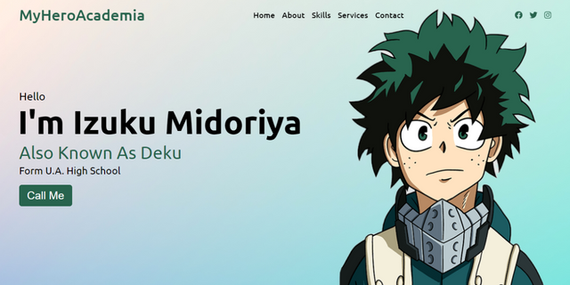 GitHub - Divyanshu1020/MyHeroAcademia: Portfolio website of an anime ...