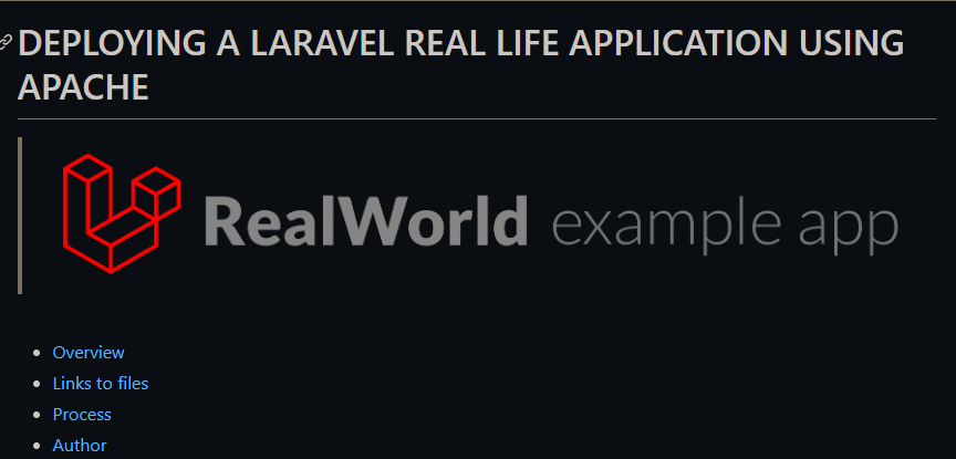 laravel-real-life-application