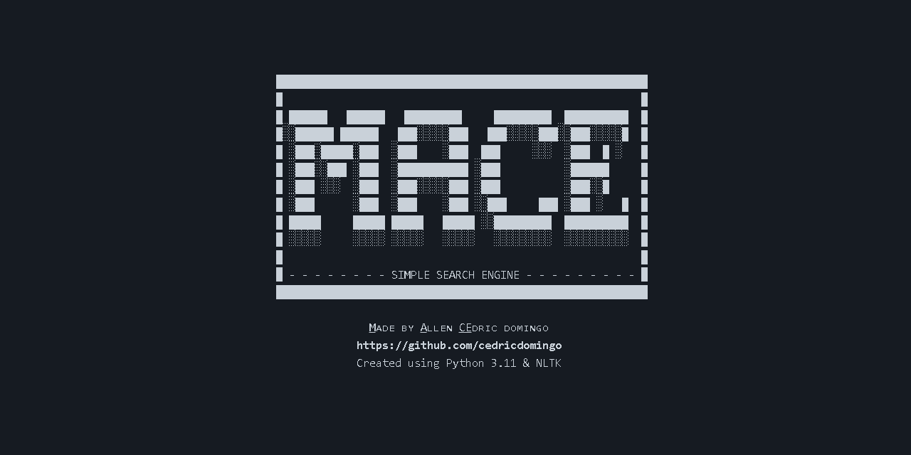 mace-simple-search-engine