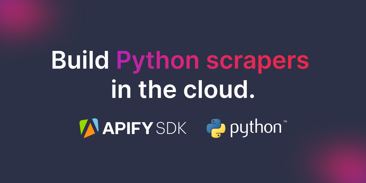 apify-sdk-python
