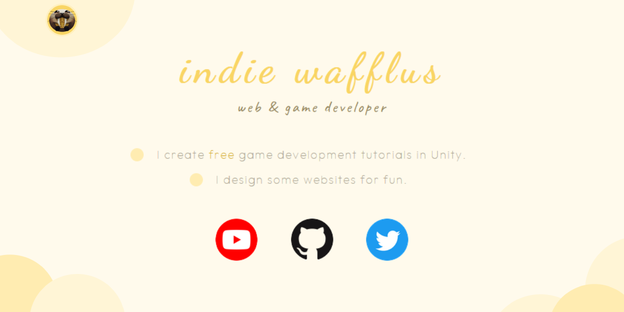 Github Wafflus Portfolio My Own Portfolio Github