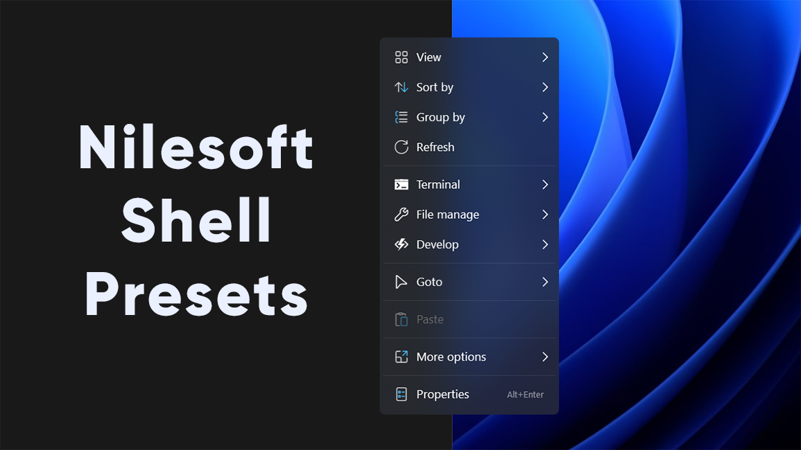 github-faridzelli-nilesoft-shell-presets-modern-style-presets-for