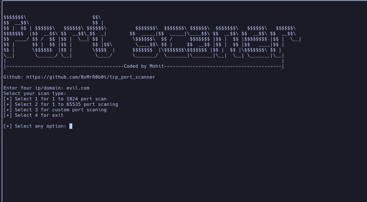 Online Port Scanner Powered by Nmap