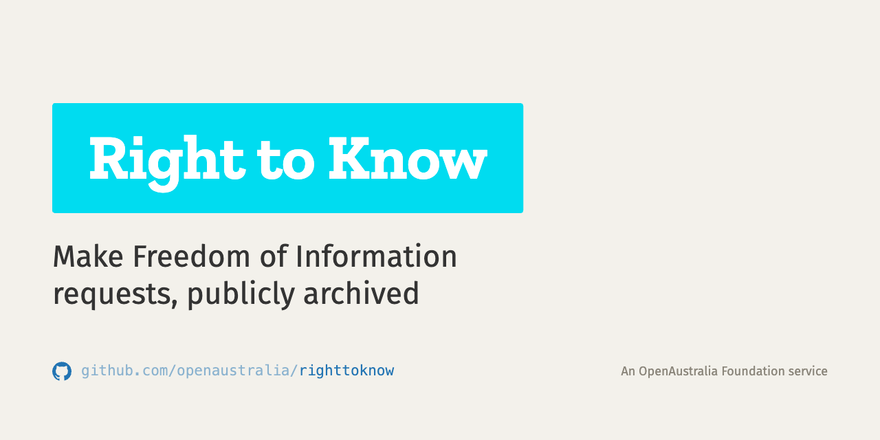 righttoknow