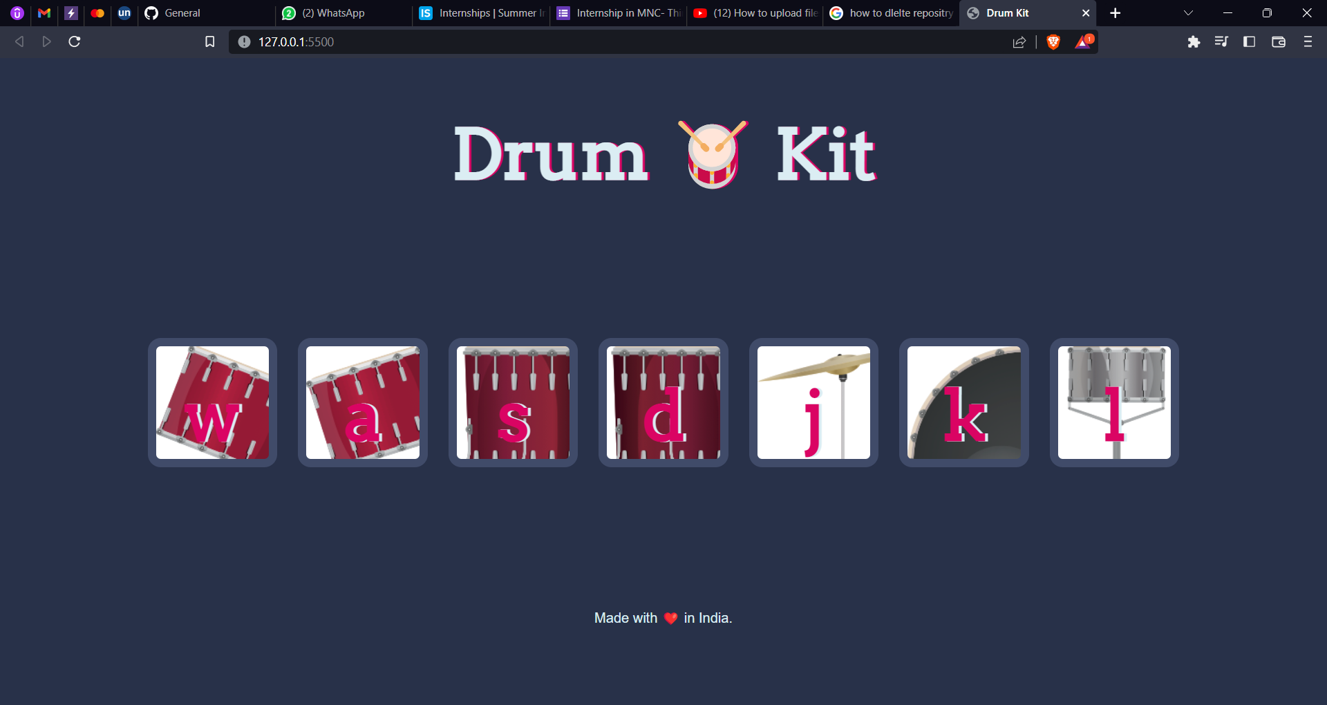 GitHub GitHursh/Drumkit